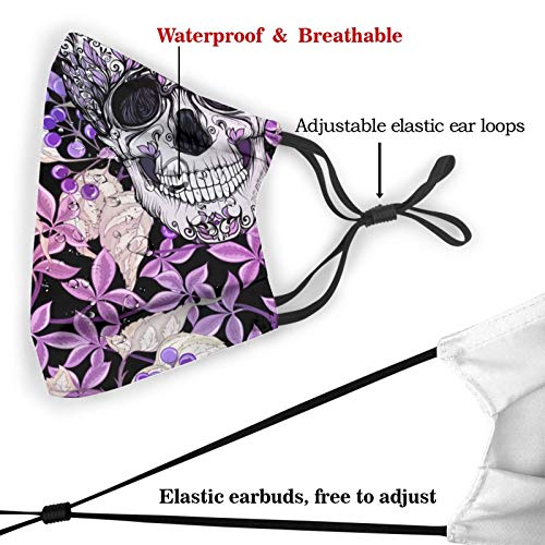 Gyhuad Skull Face Mask Reusable Adjustable And Breathable Balaclavas For Men And Women #TOP4