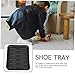 OSALADI Multi-Purpose Plastic Shoes Tray Indoor Boots Mat for Mudroom Flowerpot Base Easy to Clean and Design for Everyday Use