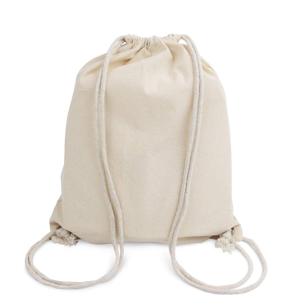 Cottonbagjoe Kinder-Turnbeutel zum Bemalen - Mia, 33 x 38 cm, Baumwolle