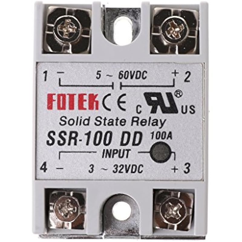 SSR-100 DD 솔리드 스테이트 릴레이 모듈 100A 3-32V 입력 5-60V 출력 리그거 보드 플립 플롭 래치 셀프 잠수 저 펄스 컨트롤러