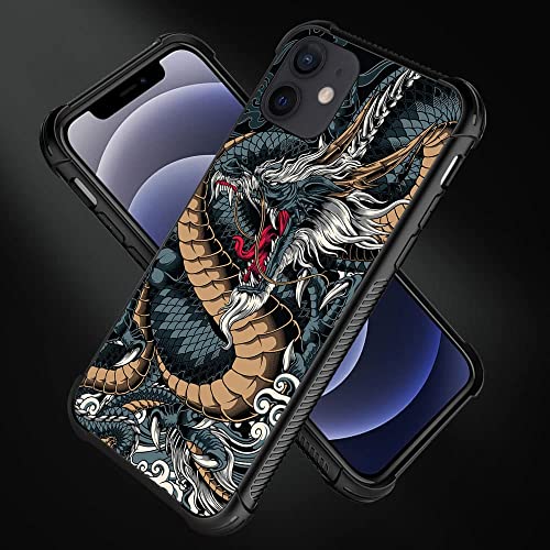 Yixinbb Compatible With Iphone 11,H Dragon 8 Pattern Design Scratch Shock Resistant Rugged Tpu Protective Case For Iphone 11 6.1 Inch #TOP3
