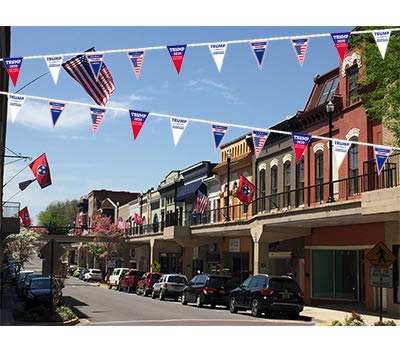 image for Know me Trump 2020 No More Bull Keep America Great Bunting Banner Indo