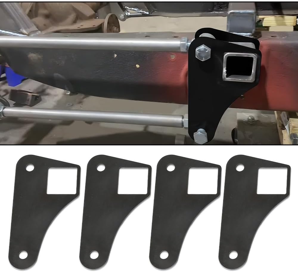 G-PLUS Square Tubing Air Ride Brackets Ladder Bar Mounting Parallel 4 Link Tabs 2"