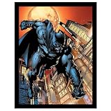Batman - Enmarcado Diseño Balanceo (45 cm x 35 cm) (Multicolor)