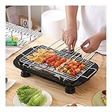 【Intelligente Form】 Dieser tragbare Innentrum-BBQ-Grill ist mit geringer Größe. Das kann leicht tragen und für Famliy und Freunde geeignet sein BBQ zusammen.