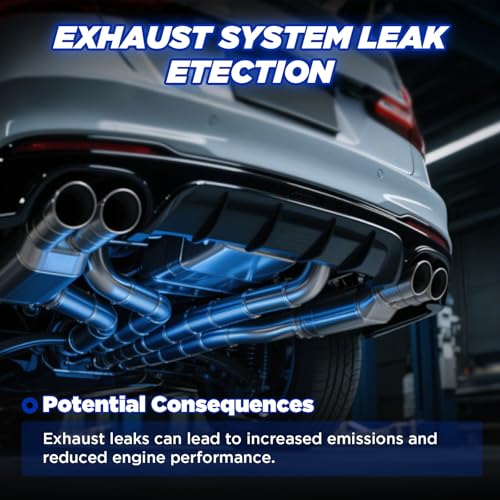 MRCARTOOL T80 EVAP Nebelmaschine Kfz Leck Detektor 12V Auto Rauchmaschine Lecksucher mit Eingebaute Luftpumpe Pipeline-Kraftstofflecksucher Vakuum Testgerät für 12V Fahrzeuge (T80)