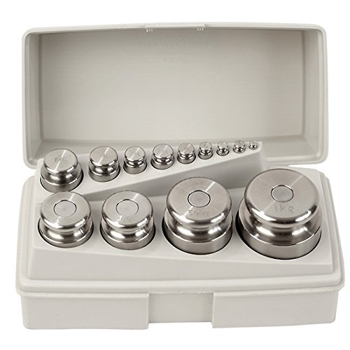 Troemner Class 7 1000g-1 mg, Economical S.S. Class 7 Weight Set with Statement of Accuracy