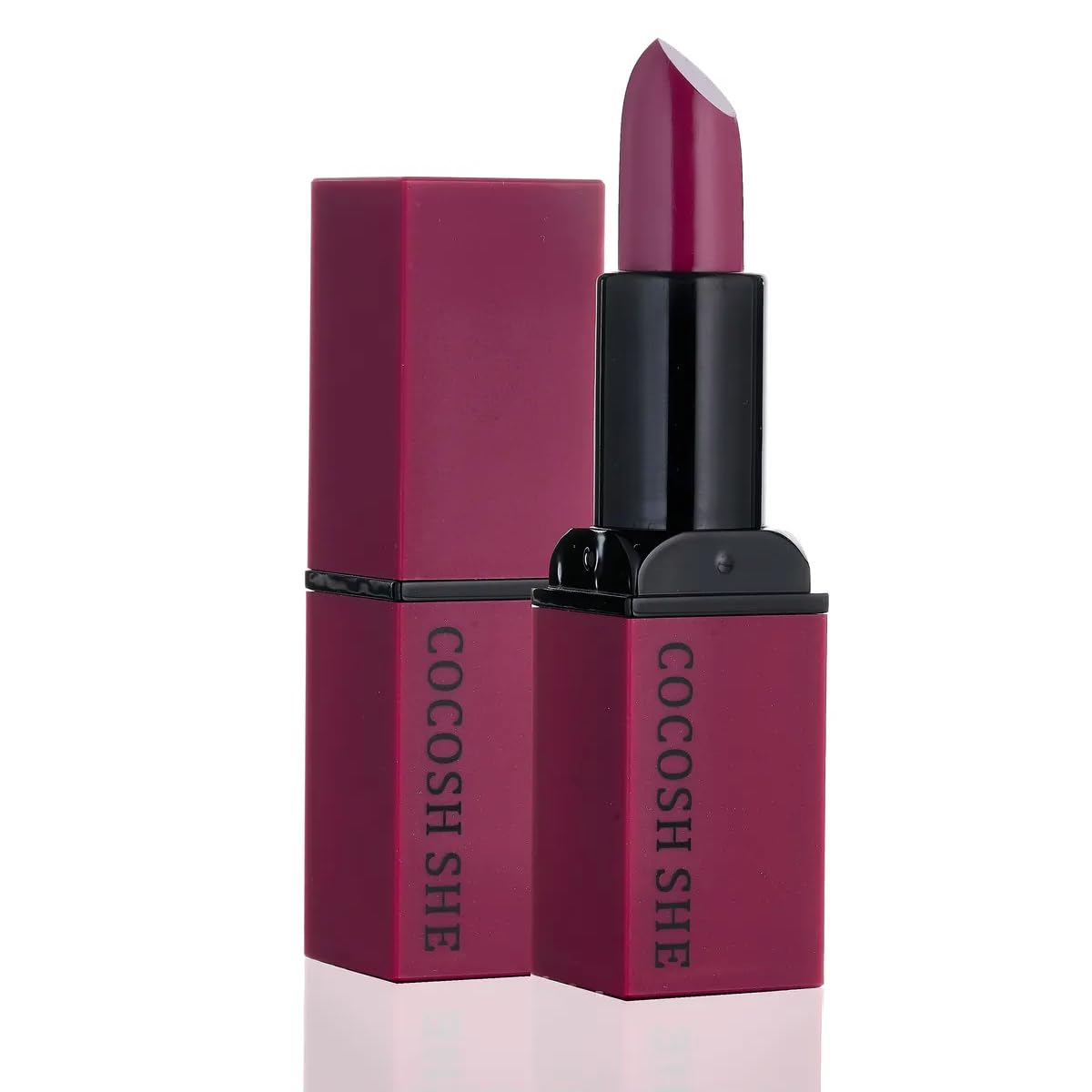 Cocosh She Color Creamy Lipstick Ruj, Nemlendirici Etki, Kremsi Formül, Yumuşak Bitişli (02 Boysenberry)