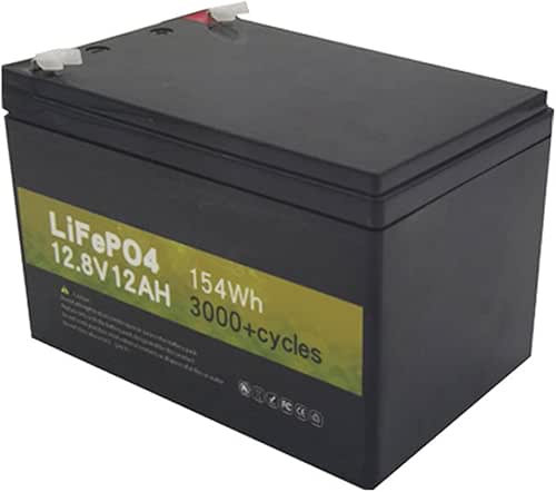 12V 12Ah LiFePO4 Battery 12V Rechargeable Lithium Battery Pack Deep