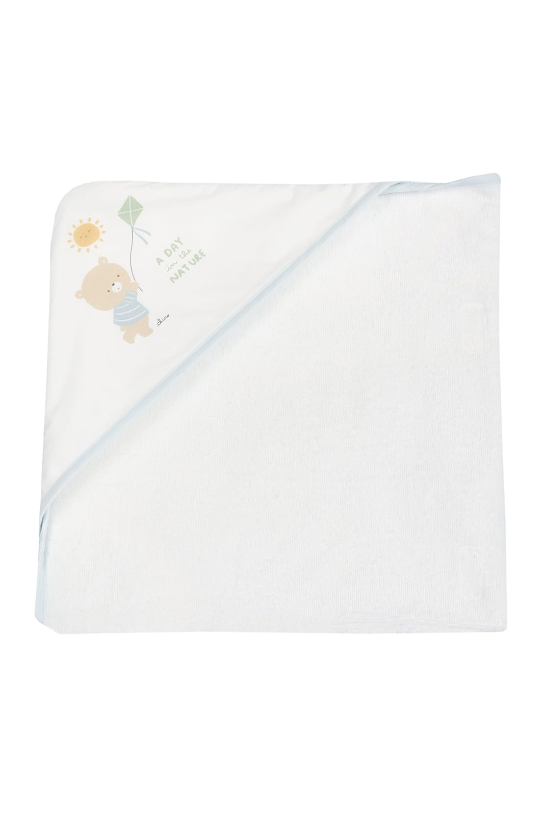 Chicco Éponge Carrée en Coton Peignoir carré pour bébé Mixte enfant
