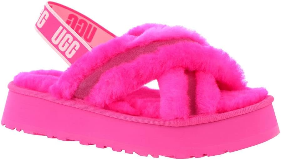 Amazon | UGG レディース ディスコ クロス スライド スリッパ