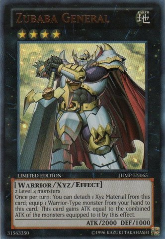 YU-GI-OH! - Zubaba General (JUMP-EN065) - Shonen Jump Magazine Promos - Limited Edition - Ultra Rare