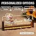 Desk Name Plate Personalized, Custom Office Light Up Name Plate for Teachers, Desk Decorations for Women Men Office, Employee Appreciation Gifts for Teachers Coworkers