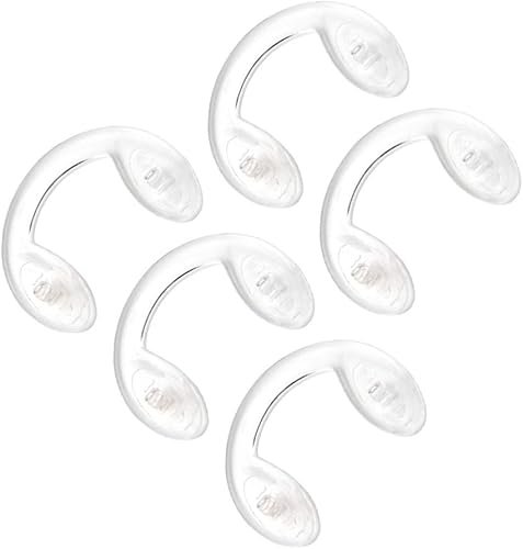Miniatura 3 de SUPVOX 5 almohadillas para la nariz para gafas, antideslizantes, suaves, en forma de U, almohadillas de silicona para la nariz, esponja para