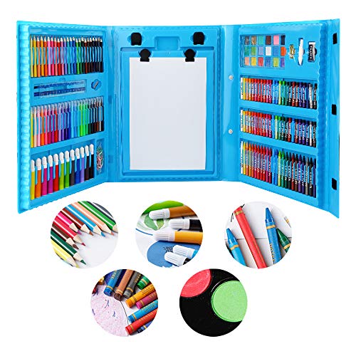 208 Piece Art Set, Artist Sketching Drawing & Painting Set with Case Art Kit for Kids Teens and Adults (Packaging May Vary)
