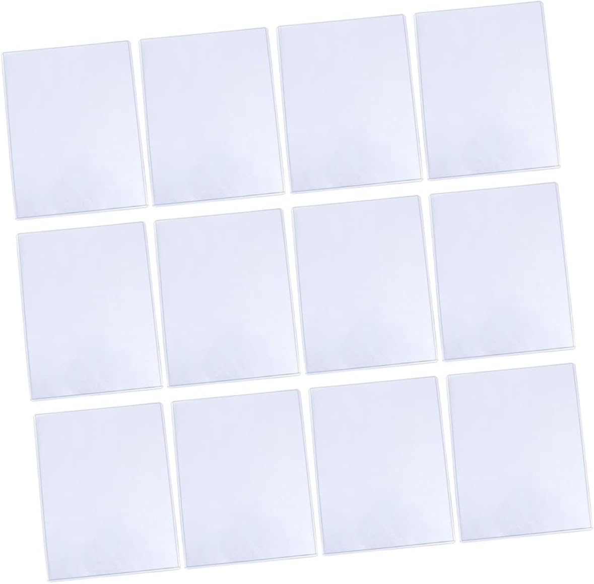 FOMIYES 12pcs Anti-Scratch Photo Protective Sleeves 21.6 X 28 Cm Plastic Photo Covers for Album Deck Protection and Portable Picture Display