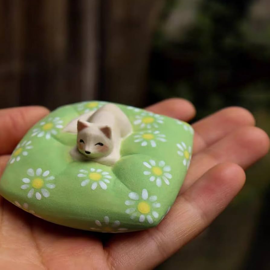 タカノミヤ キツネ 動物 陶器 置物 花器 インテリア 容 アニマルベース 花瓶 砂ギツネ サンドフォックス 花器 一輪挿し