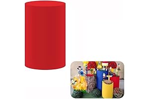 White Fairy Tale Plinth Cover Cylinder Cover