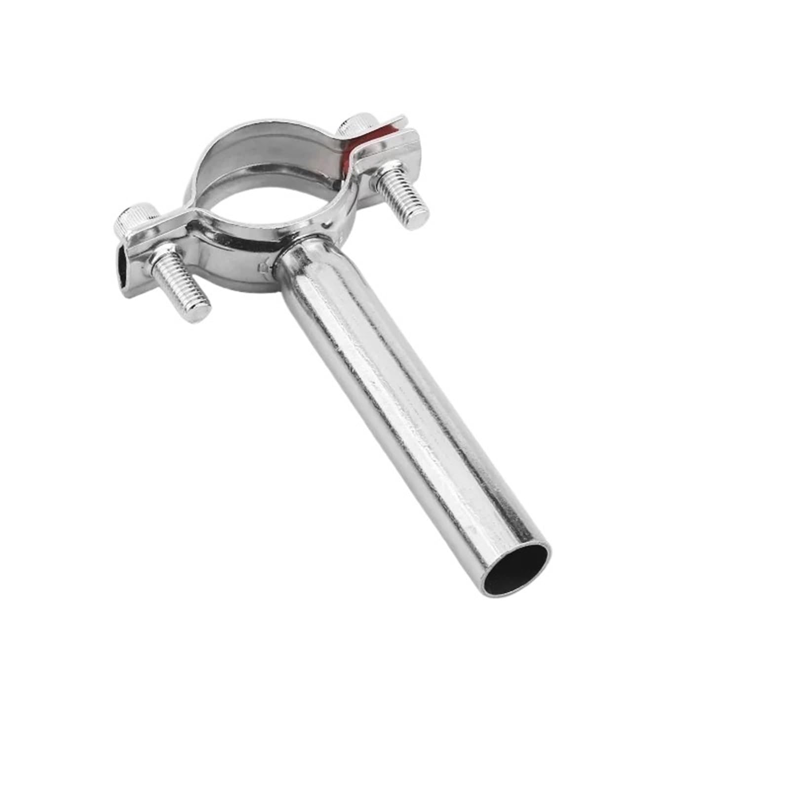 Hqycl One Color 304 Stainless Steel Fixture Pipe Bracket Welding Water Pipe Fixed Pipe Clamps Circular Pipe Clamps Pvc Locking Clamps 19-108Mm(32-34Mm-L45mm)
