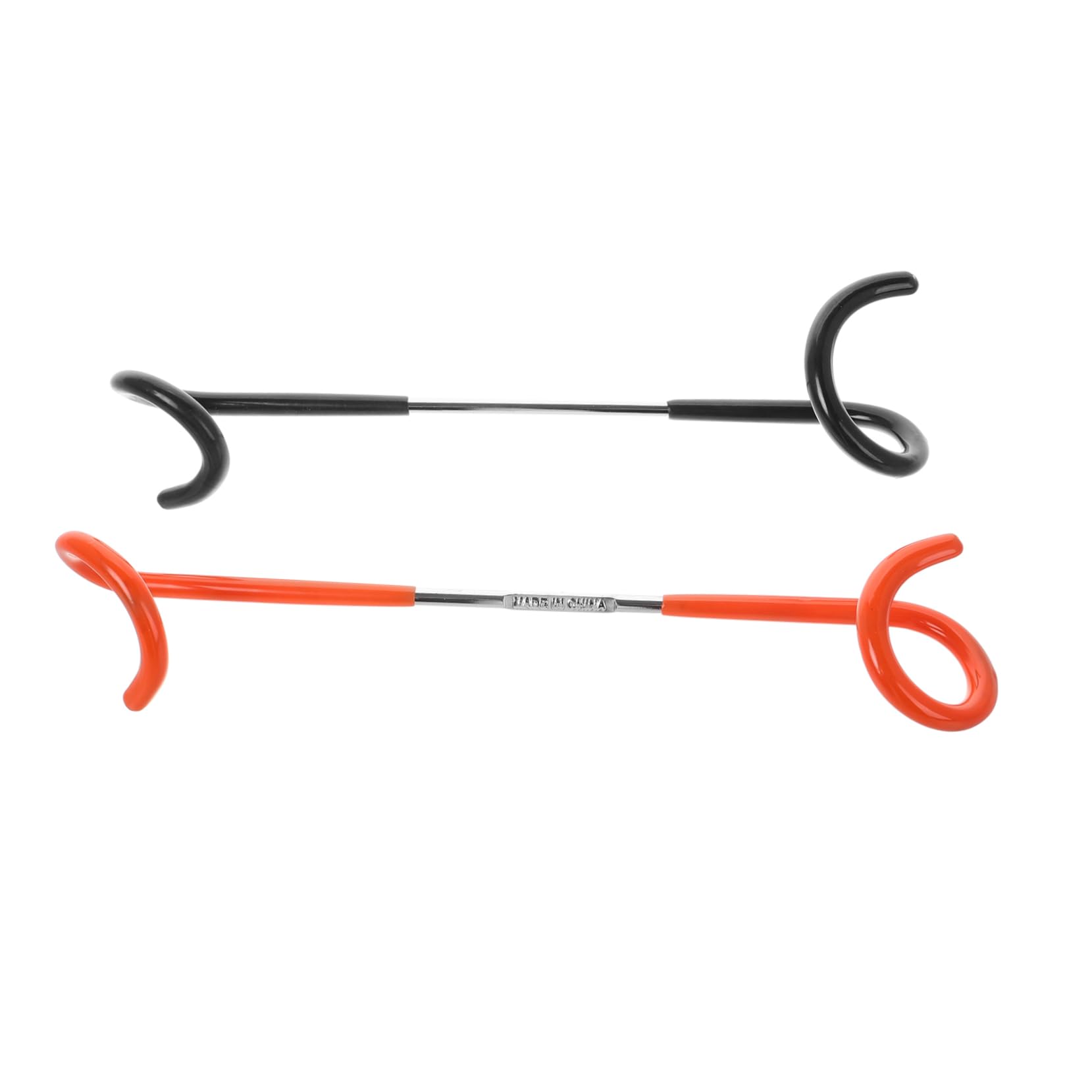 Milisten Sturdy Stainless Steel Hooks Camping Light Hanger Tent Accessory Outdoor Hanging Hooks Black Orange