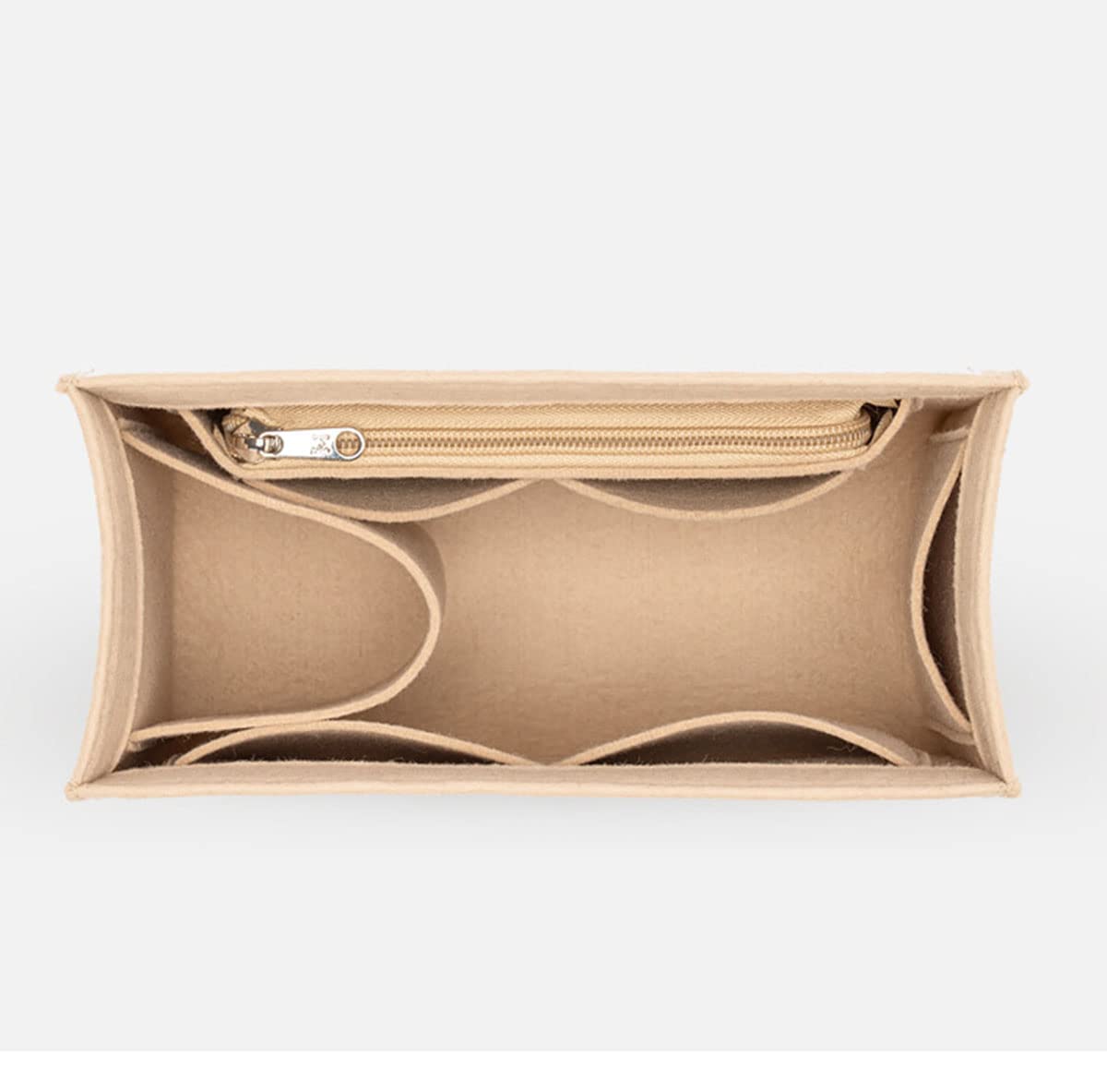 Lckaey Taschenorganizer für Dior Buch Taschen-Organizer Groß 2008beige-XL