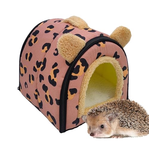 Cama de invierno para mascotas pequeña como conejos y erizos en forma de cueva para dormir 2