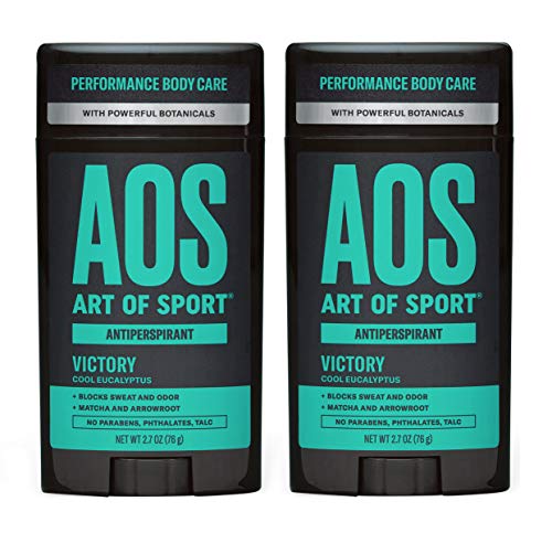 Art of Sport Men's Antiperspirant Deodorant with Natural Botanicals Matcha and Arrowroot