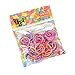 Produktbild Gobesty Haargummis Mädchen, 100 Stücke Multicolor Elastisch Haargummis Pferdeschwanz Nichtmetall Inhaber Haarbänder Haar Wackelt Dünne Haarbänder Für Mädchen Frauen (3x0,2 cm)