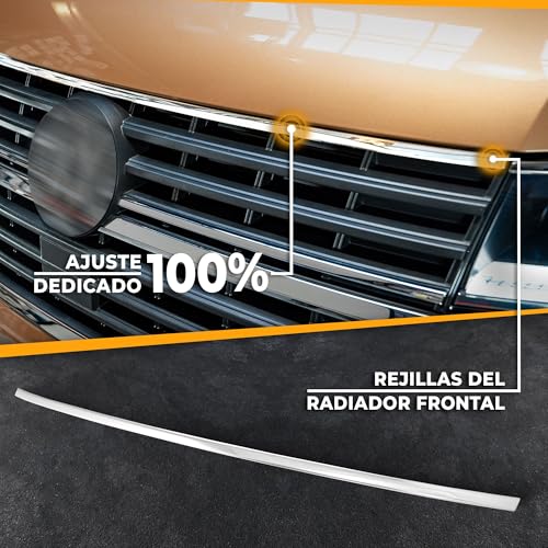 Molduras del radiador de acero inoxidable pulido CHROMEMASTER para rejillas VW T6.1 3