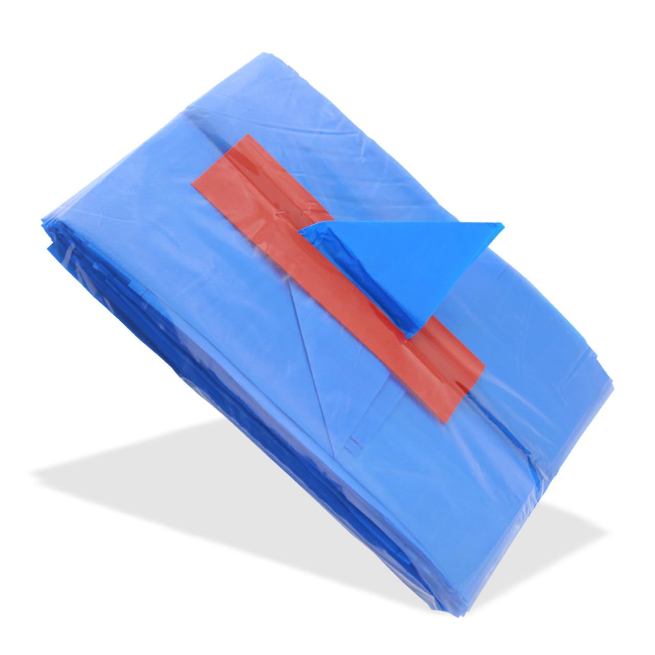 Tissue-Style Doggie Poop Bags - Blue Baby Powder Scent Dispenser Refill Bags - Case of 4200 bags…