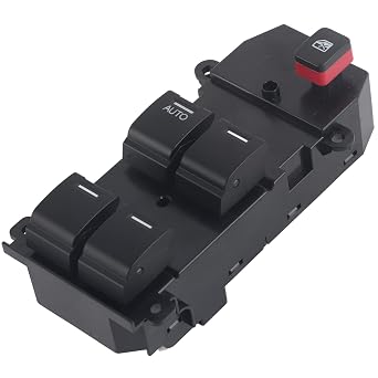 Window Switch Left Driver Side Electric Power Window Switch, for City Fit 2007-2011 635750-TMO-F01