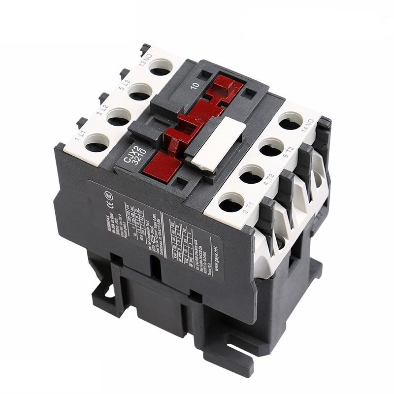 Contactor trifásico CJX2-2510 380V de 25A con contacto de plata para carril DIN