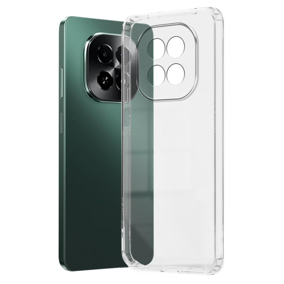 Image of COVERBLACK Flexible Rubber Case Back Cover Compatible for Mi Redmi Note 15 SE 5G - Transparent