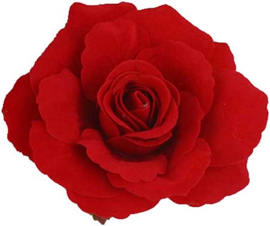 Daisyu Women Girl Bohemian Flower Hairpin Brooch Flower Hair Clip