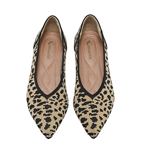 Image of Semwiss Women's Ballet Flats Comfortable Work Dressy Pointed Toe Shoes