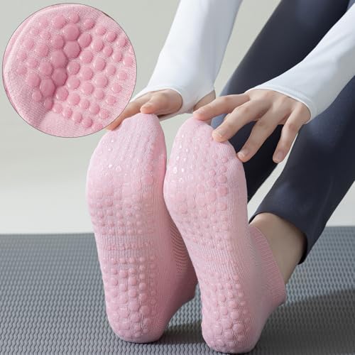 Women's Low Cut Mesh Ventilated Non-Slip Grip Socks For Yoga Pilates Barre Athletic With Non-Skid Bottom4
