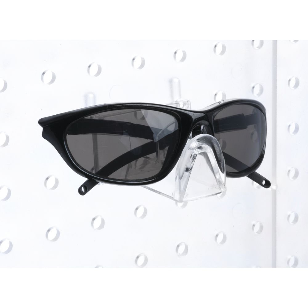 Pegboard Eyeglass Holder, Acrylic 2 1/4" x 1 3/4" x 1 1/4" (W x D x H)