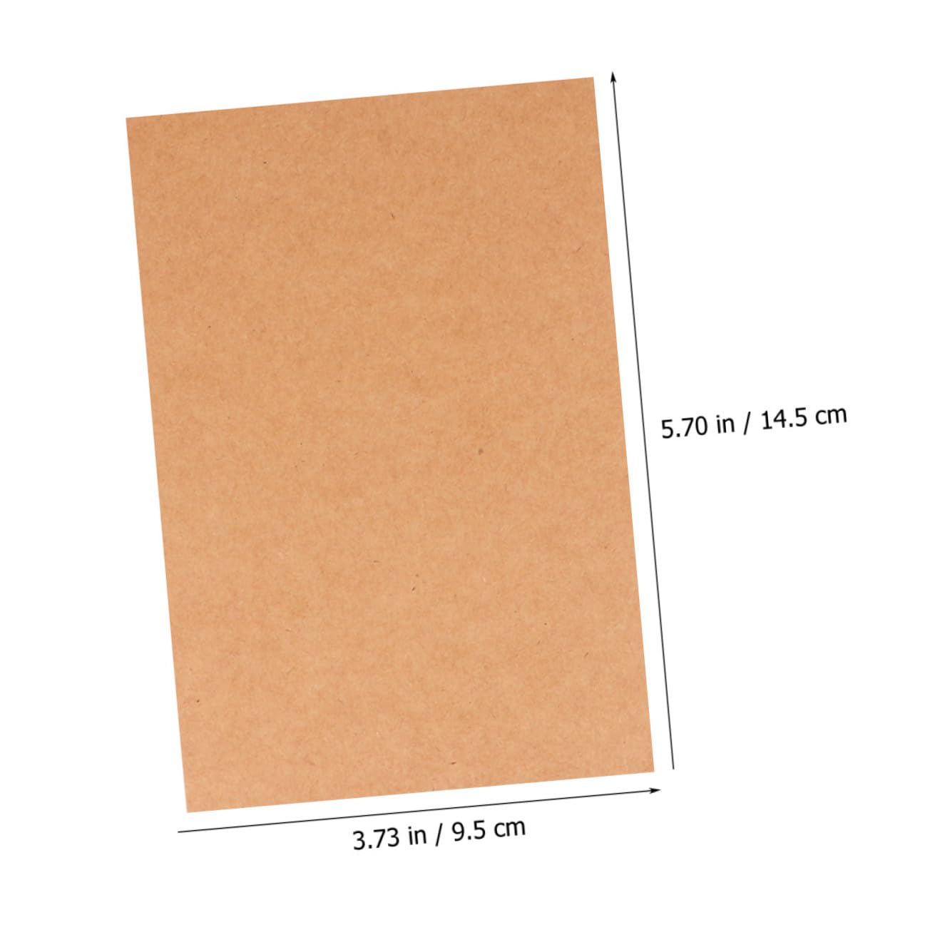 WOONEKY 150 piezas Tarjetas Kraft para DIY Multiusos para Mensajes y Felicitaciones Cartulina Ecológica para Pintura y Escritura Creativa para Postales y Notas Personalizadas