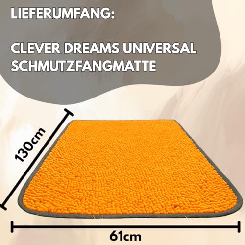Clever Dreams Ersatz-Schmutzfangmatte für Hundedecke Auto – Abnehmbare Wasser- & Schmutzmatte (Zubehör)