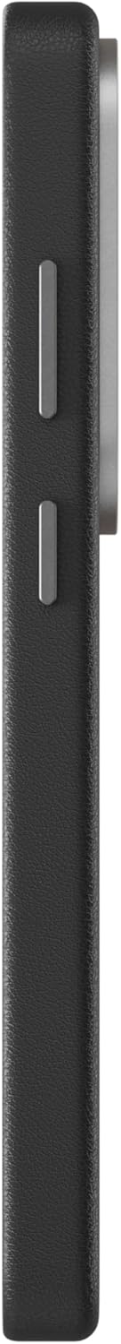 UNIQ Lyden for iPhone 17 Case (2025 Dallas Black) Premium Leather Solid Color Protective Phone Case