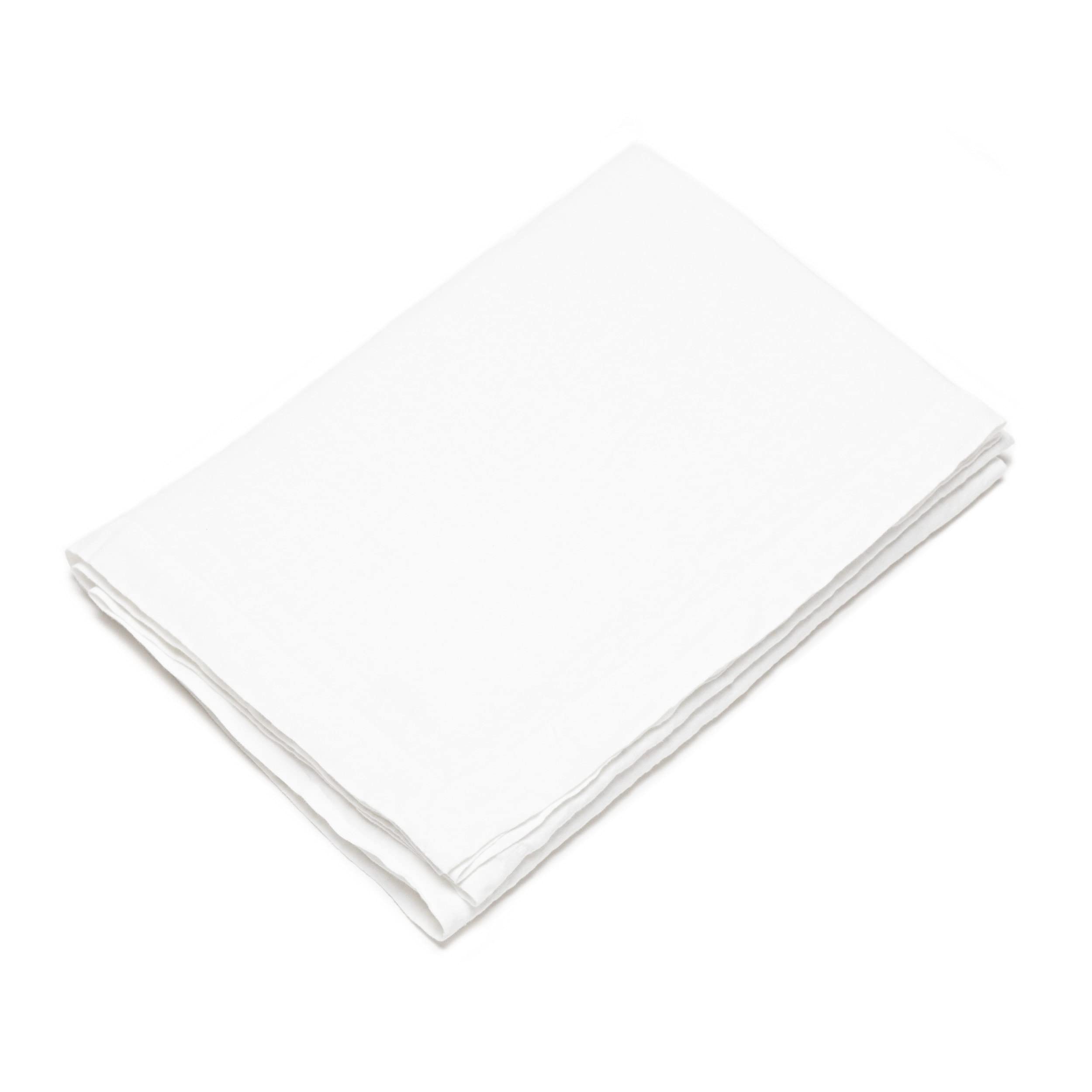 LinenMe Stone Washed Linen Tablecloth Optical White, ROUND (170 cm)