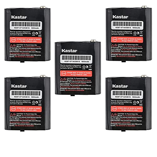 Kastar 5-Pack Ni-MH Battery 3.6V 1650mAh Replacement for Motorola 2 Way Radios TalkAbout, Talkabout T200, Talkabout T260, Talkabout T265, Talkabout T280, Talkabout T400, Talkabout T460
