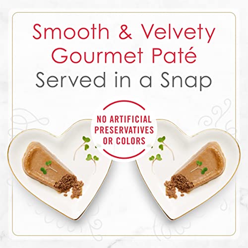 Purina Fancy Feast Gourmet Pate Wet Cat Food, Petites Tender Beef Entree - (12) 2.8 Oz. Tubs #TOP2