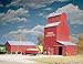 Walthers Cornerstone Series Kit HO Scale Farmers Cooperative Rural Grain Elevator
