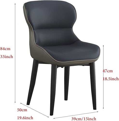 Miniatura 3 de Dining Chairs Modern Mid Century, Kitchen Dining Chairs Upholstered Back Chair Accent Chairs for Office, Steel Frame Leg Makeup Chair, Bedroom