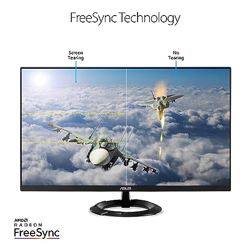 Image of ASUS 27 inch 1080P Gaming Monitor (VZ279QG1R) - Full HD, IPS, 75Hz, 1ms, Extreme Low Motion Blur, FreeSync, Eye Care, DisplayPort, HDMI, Tilt Adjustable, Ultra-Slim,Black