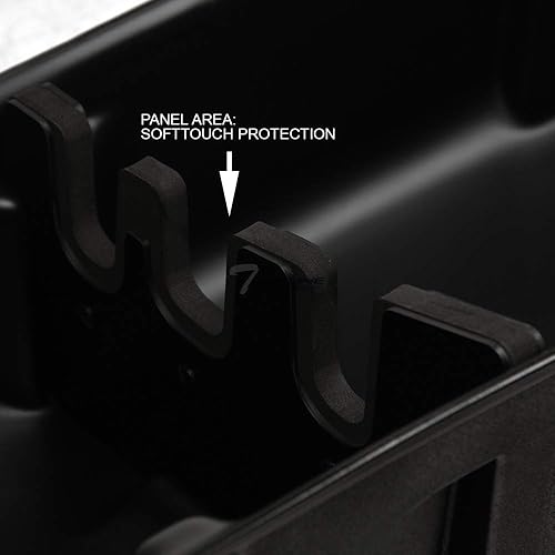 Miniatura 7 de Caja de cambios negra para debajo del asiento, caja organizadora de carga compatible con Ford 150 Supercrew 15-22  17-22 F250 F350 F450 F550