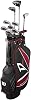 Senior Deep Red Tour Complete Set with Cart Bag - Senior Mens Left-Hand, Standard