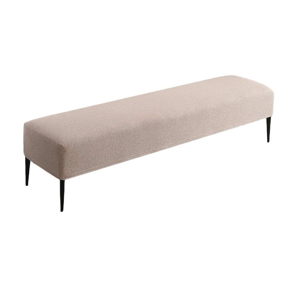 Housse de siège en coton lavable pour tabouret de bout de lit et banc de magasin
