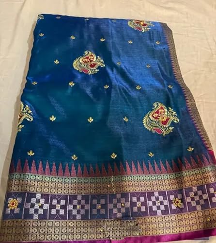 Generic pink banarasi silk saree – image 2